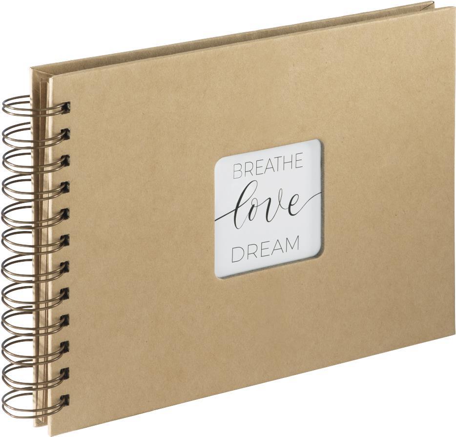 Hama Craft Fotoalbum Braun 40 Blätter 10 x 15 Spiralbindung (00007210)