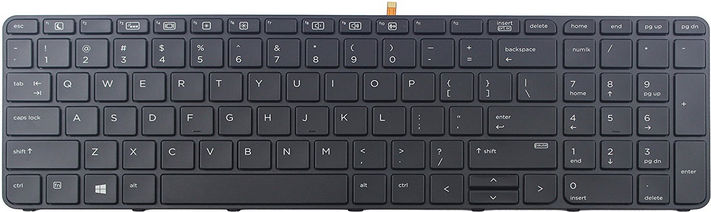 HP Ersatztastatur Notebook (827029-041)