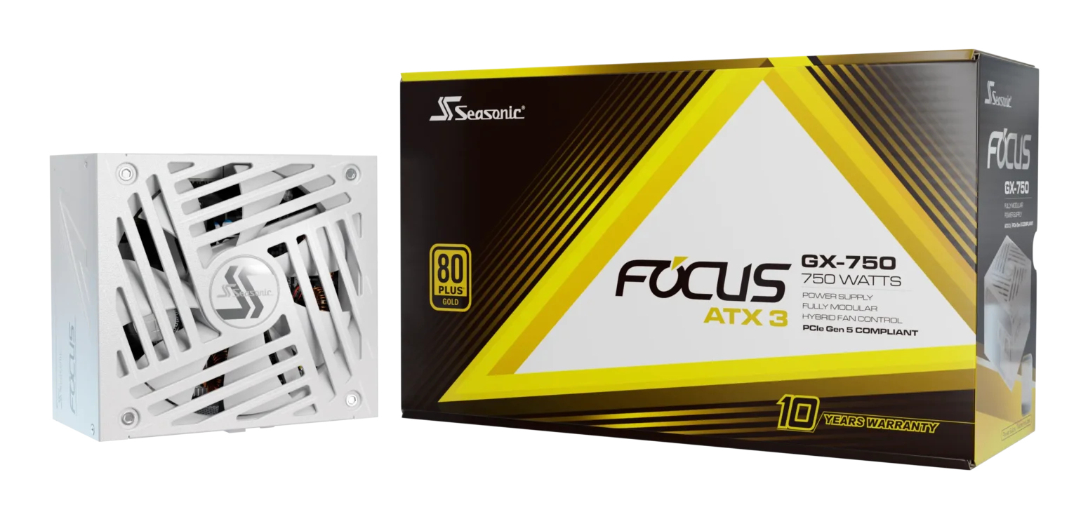 Seasonic FOCUS GX 750 W 80 PLUS Gold ATX 3.1 Weiß