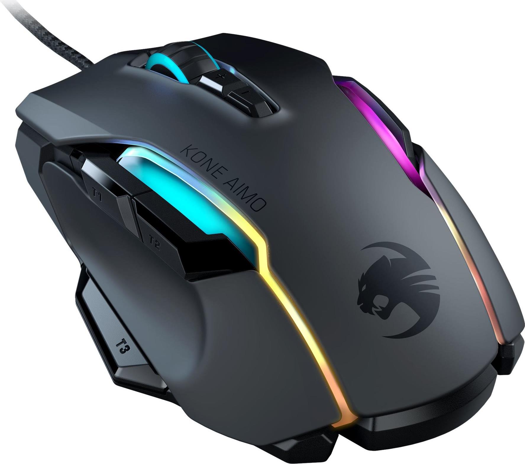 ROCCAT Kone AIMO Gaming-Maus kabelgebunden USB Schwarz