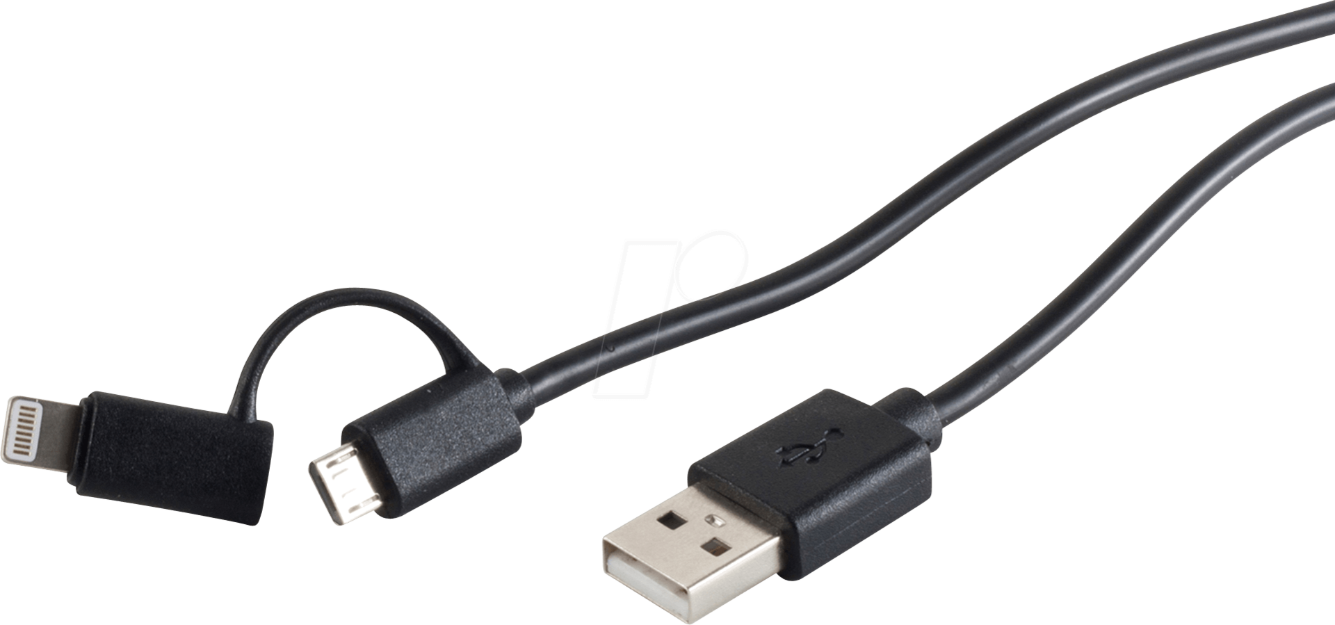 shiverpeaks BS14-14025 USB Kabel 1 m USB 2.0 USB A Micro-USB B Schwarz (BS14-14025)