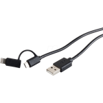 shiverpeaks BS14-14025 USB Kabel 1 m USB 2.0 USB A Micro-USB B Schwarz (BS14-14025)