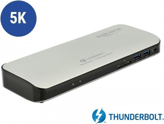 Delock Thunderbolt™ 3 Dockingstation 5K - HDMI / USB 3.0 / USB-C™ / SD / LAN (87725)