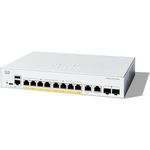 CISCO Catalyst 1200 8-Port Switch / PoE+ with 67W power budget / 2 x 1G SFP Uplinks / external power supply (C1200-8P-E-2G)
