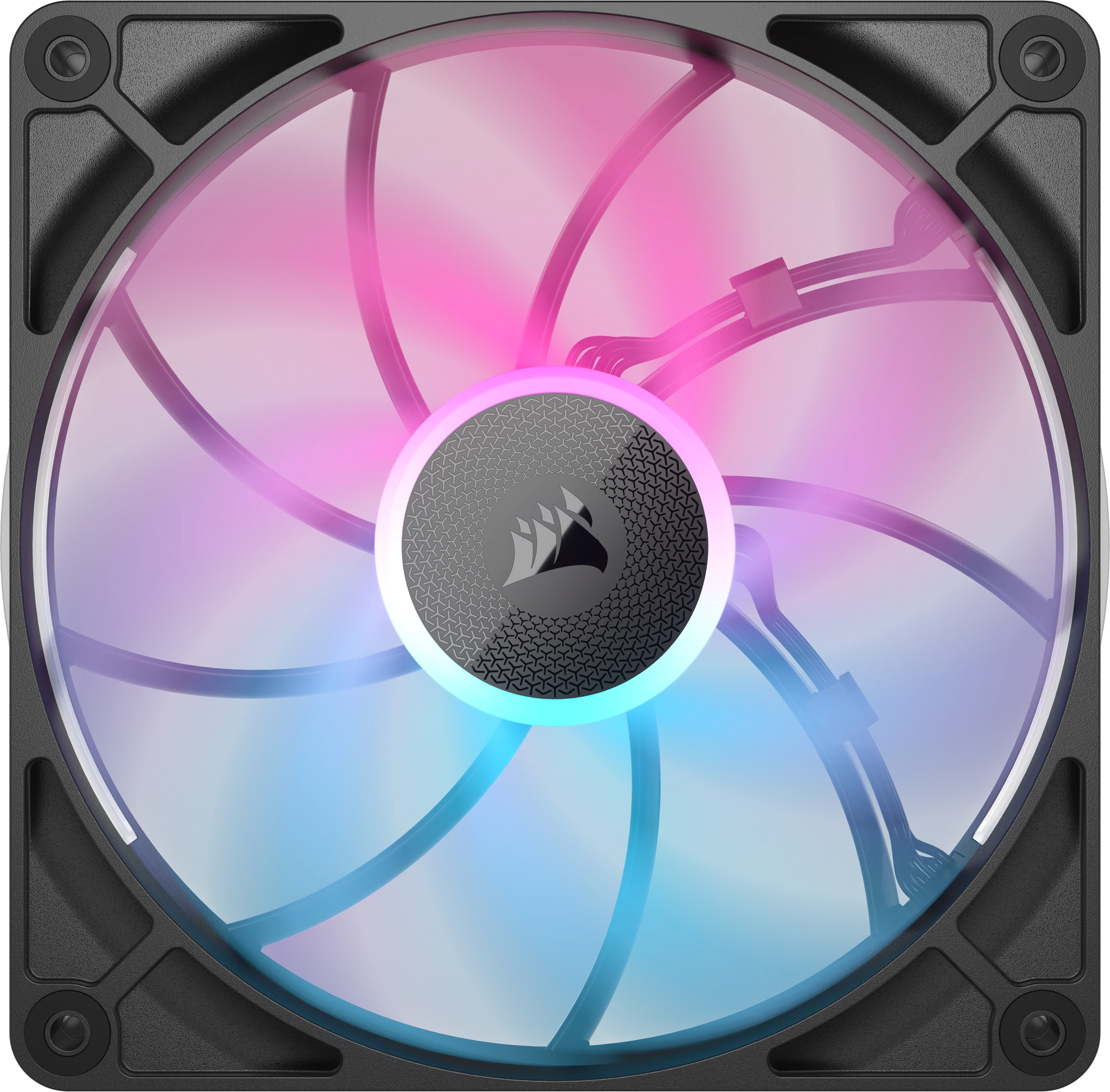 Corsair iCUE Link RX140 MAX RGB Starter Kit 140 mm Gehäuselüfter Schwarz