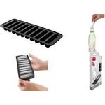 metaltex Eiswürfelform, Silikon, für 10 Eissticks, schwarz für Eissticks in 70 x 15 mm, passen auch durch schmale - 1 Stück (253538001)