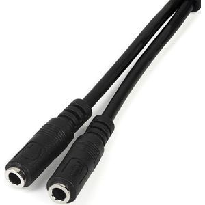 StarTech.com 4 Position to 2x 3 Position 3.5mm Headset Splitter Adapter (MUYH...