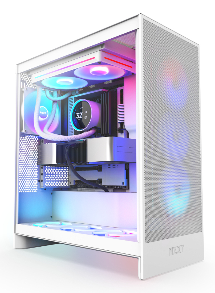 NZXT Kraken Elite 280 RGB Prozessor-Flüssigkeitskühlung mit LCD-Display 2x 140 mm Mattes Weiß