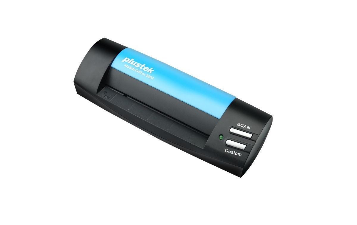Plustek MobileOffice S602 Visitenkartenscanner A6 1200 x 1200 dpi USB 2.0 Schwarz, Blau
