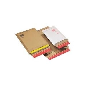 ColomPac Versandtasche, aus brauner Wellpappe Innenmaße: (B)250 x (T)340 x (H)-50 mm - 20 Stück (CP 010.05)