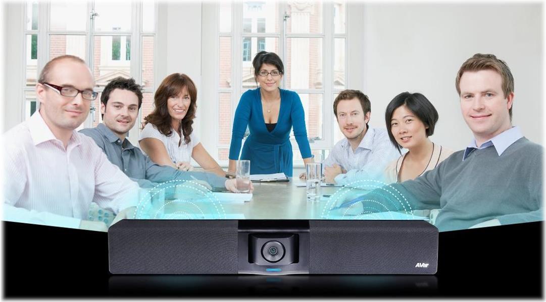 AVer VB342 Pro 4K Videokonferenzsystem 60 fps 3x Zoom 10 Mikrofone Schwarz