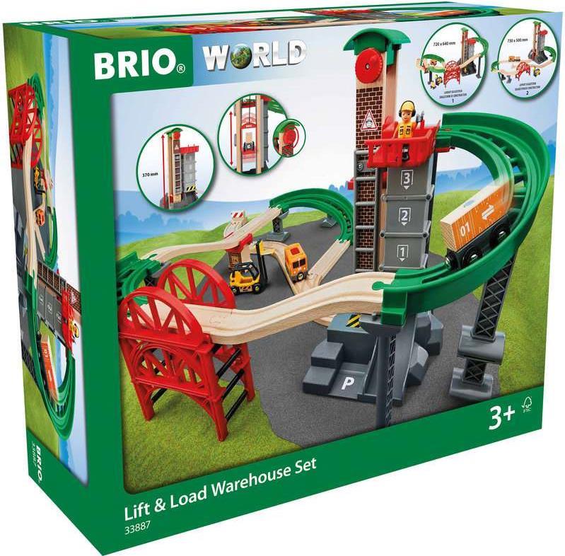 BRIO Großes Lagerhaus-Set mit Aufzug (63388700)