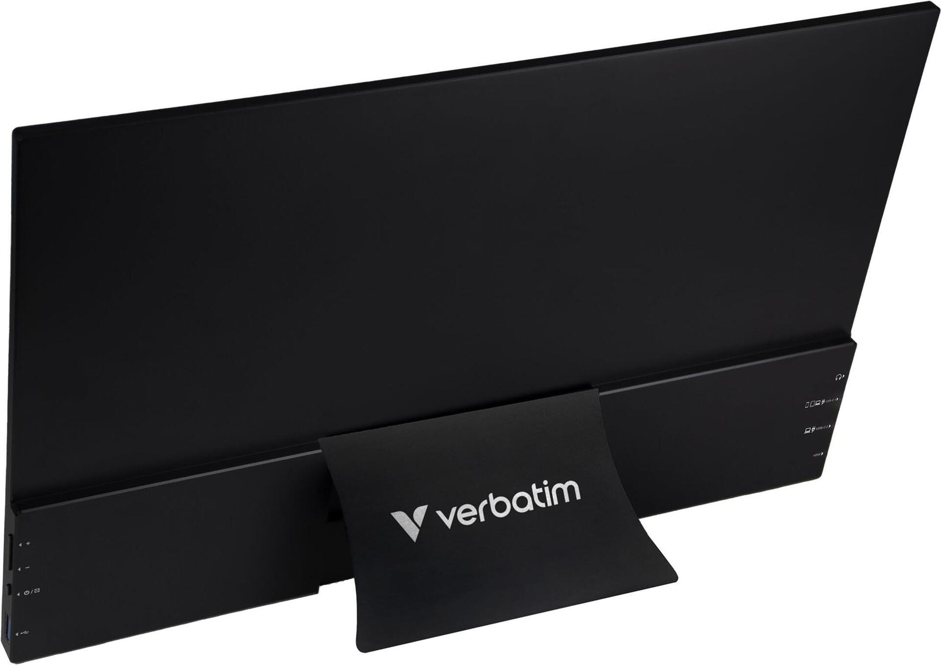 Verbatim PMT-17 Tragbarer LED-Monitor 17.3" Full HD IPS Touchscreen Schwarz