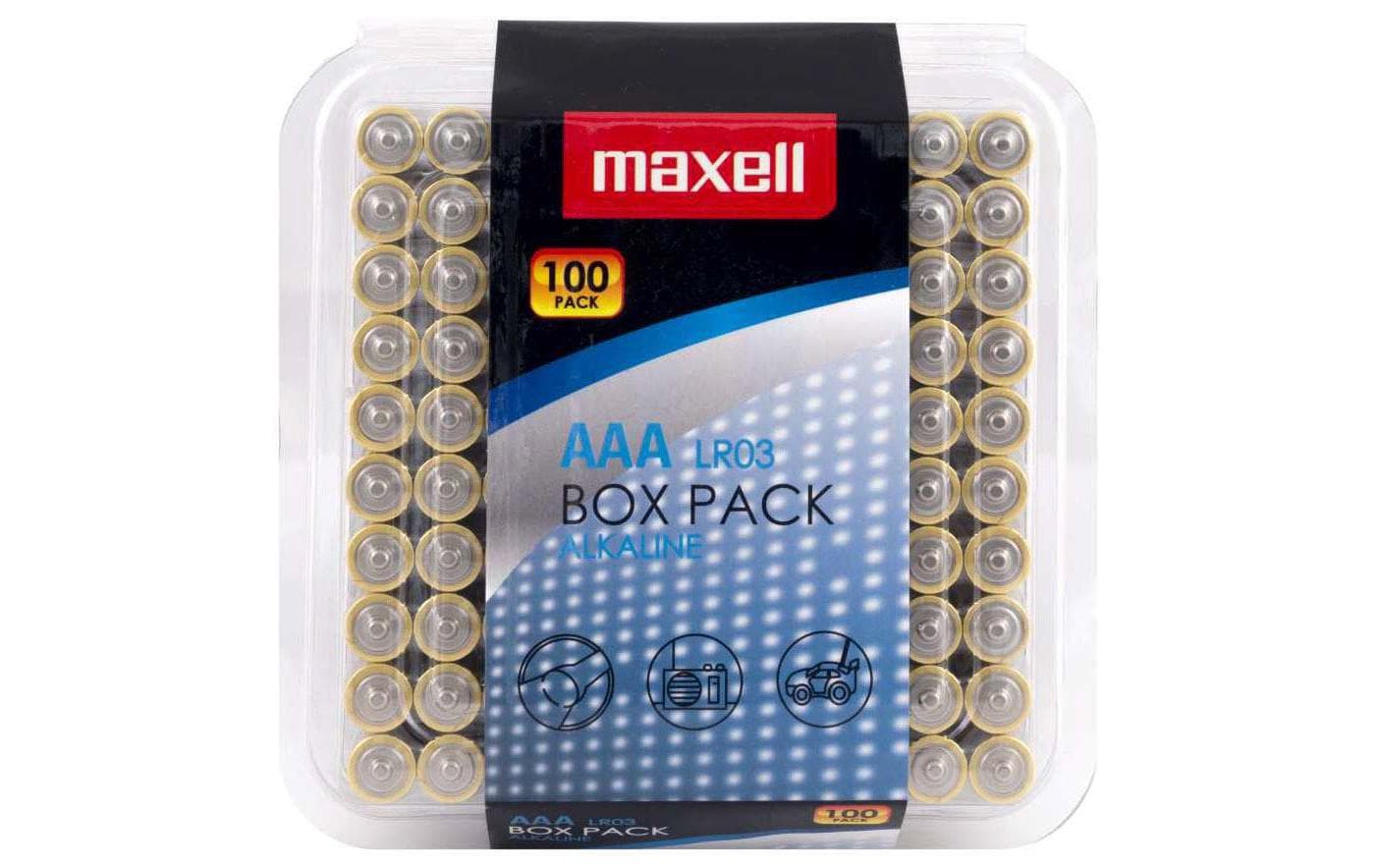 Maxell LR03 AAA Alkaline Batterie 100 Stück 1,5 V