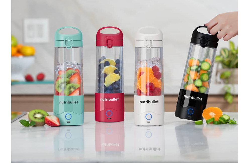 NutriBullet Portable NBP003PU Tragbarer Standmixer 475 ml Lila