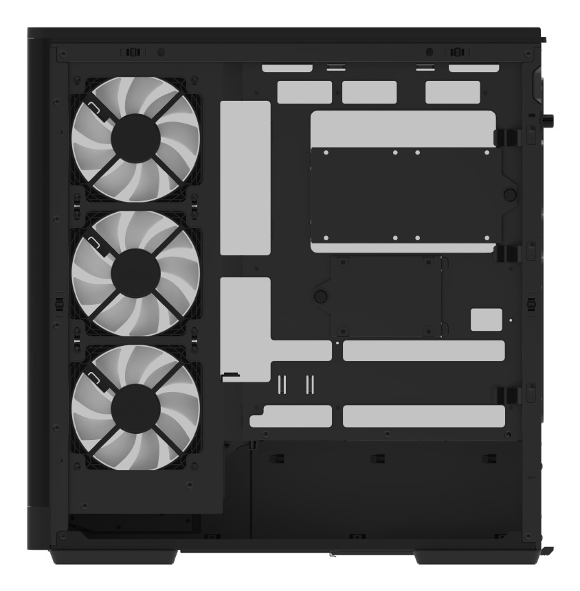 Aerocool P500A Midi Tower Gehäuse ATX Schwarz