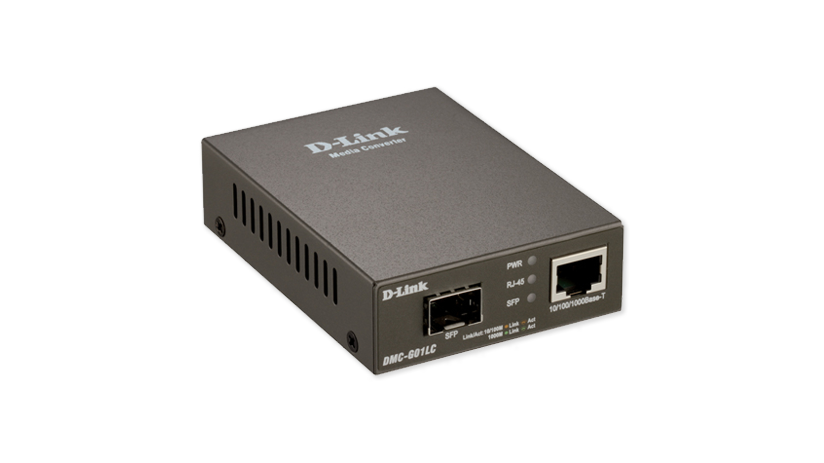 D-Link DMC G01LC Medienkonverter 1000 Mbit/s RJ-45 SFP Grau