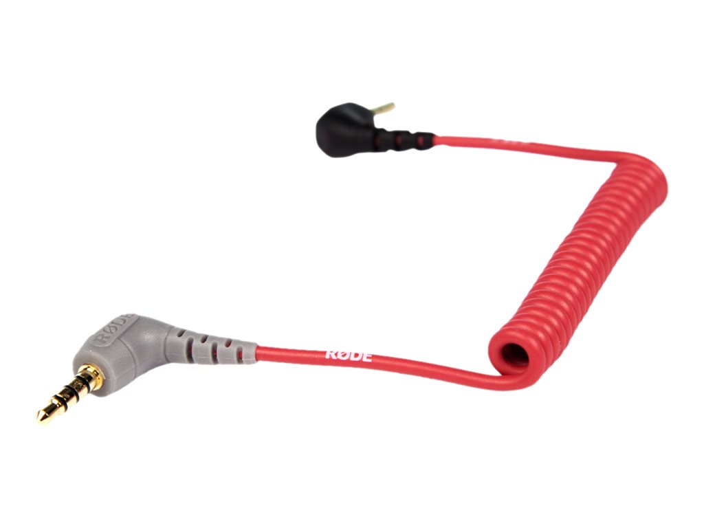 RØDE SC7 Mikrofonkabel 3,5 mm TRS auf 4-Pol-Mini-Stecker 17 cm Schwarz/Grau/Rot