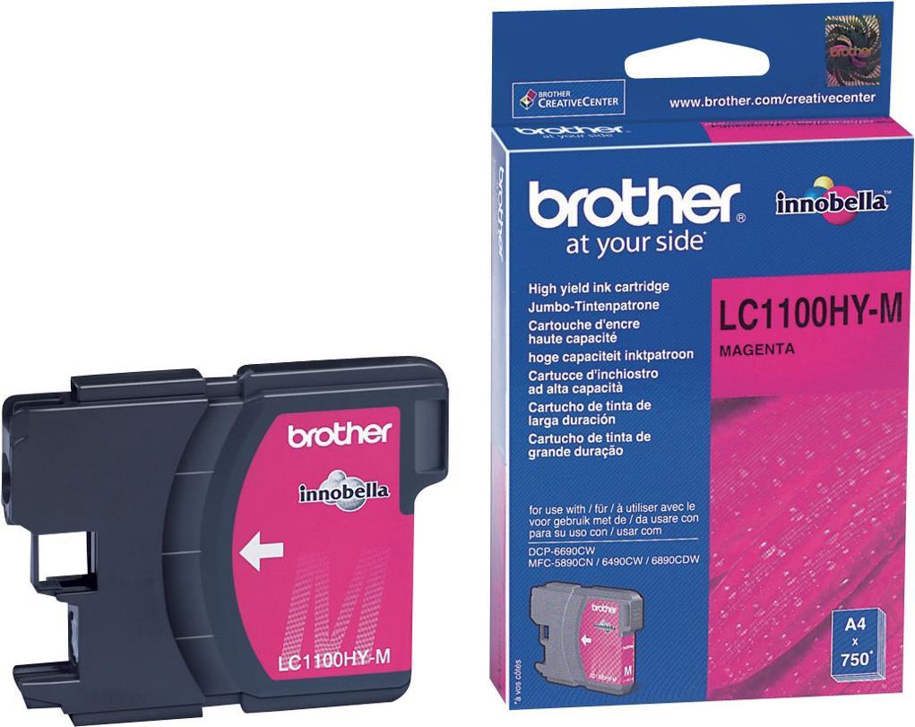 Brother LC1100HYM Hohe Ergiebigkeit (LC1100HYMBPDR)