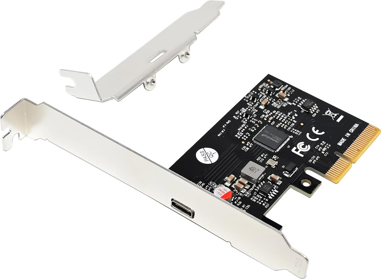 InLine Schnittstellenkarte PCIe x4 1x USB-C Buchse USB 3.2 Gen.2x2 (76660I)