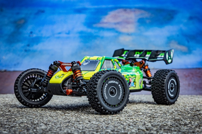 Absima RC Buggy Neon Furry 1:12 4WD Brushless RTR 2,4 GHz 2200 mAh Grün