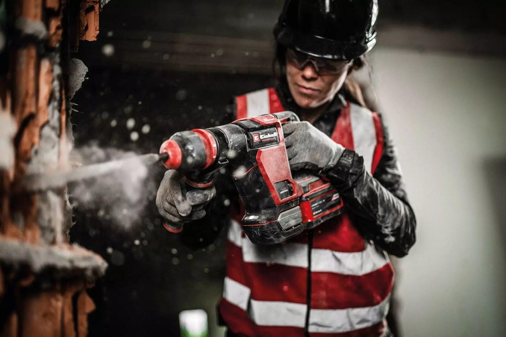Einhell Professional TP-DH 18/4 Li BL Solo Akku-Abbruchhammer SDS-plus 4 J Rot