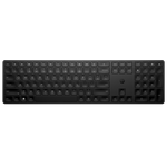 HP 450 Programmierbare Wireless-Tastatur, Volle Größe (100%), RF kabellos + USB, Mechanischer Switch, QWERTY, Schwarz (4R184AA)