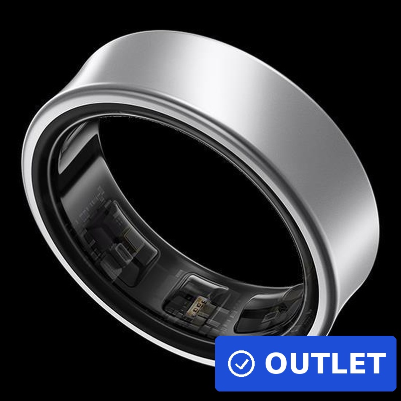 Samsung Galaxy Ring Größe 13 Titanium Silber SM-Q503NZSAEUE Smart Ring (SM-Q503NZSAEUE) (geöffnet)
