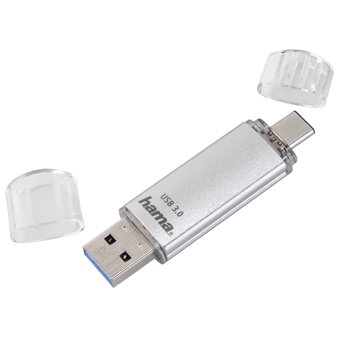 Hama C-Laeta USB-Stick 32 GB USB Type-A / USB Type-C Silber (00213107)