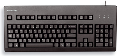 CHERRY G80-3000 BLACK SWITCH UK-ENGLISH (G80-3000LPCGB-2)