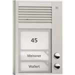 AP-Tuerstation PAK02-EN Audio 2 Tasten 1-r. AP silber (PAK02-EN)