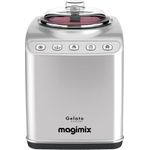 Magimix Gelato Expert Kompressor-Eismaschine 2 l Edelstahl 180 W (11680) (geöffnet)