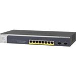 NETGEAR GS510TPP - Switch - L3 Lite - Smart - 8 x 10/100/1000 (PoE+) + 2 x SFP - Desktop, an Rack montierbar - PoE+ (190 W)
