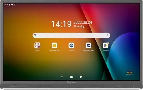 Viewsonic IFP6552-2F Digital Signage Flachbildschirm. Bildschirmdiagonale: 165,1 cm (65"), Bildschirmtechnologie: LCD, Display-Auflösung: 3840 x 2160 Pixel, Helligkeit: 450 cd/m², HD-Typ: 4K Ultra HD, Touchscreen. Installiertes Betriebssystem: Android. Produktfarbe: Schwarz (IFP6552-2F)