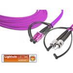 Lightwin LDP-50 LC-ST 2.0 OM4 Glasfaserkabel 2 m Violett (LDP-50 LC-ST 2.0 OM4)