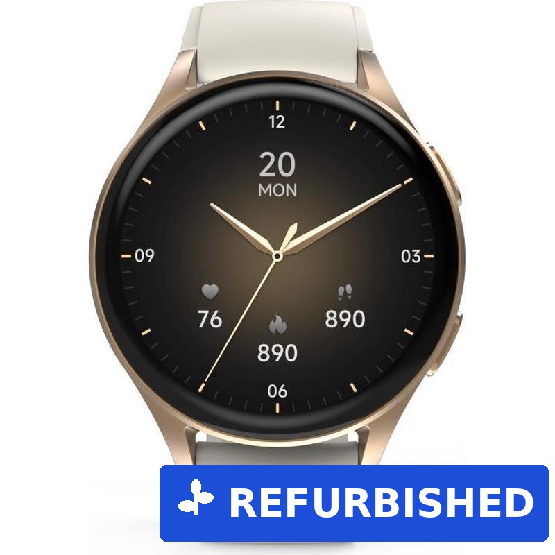 Hama Smartwatch 8900 3,3 cm (1.3") AMOLED 42 mm Digital 466 x 466 Pixel Touchscreen Gold GPS (00178613) (B-Ware)