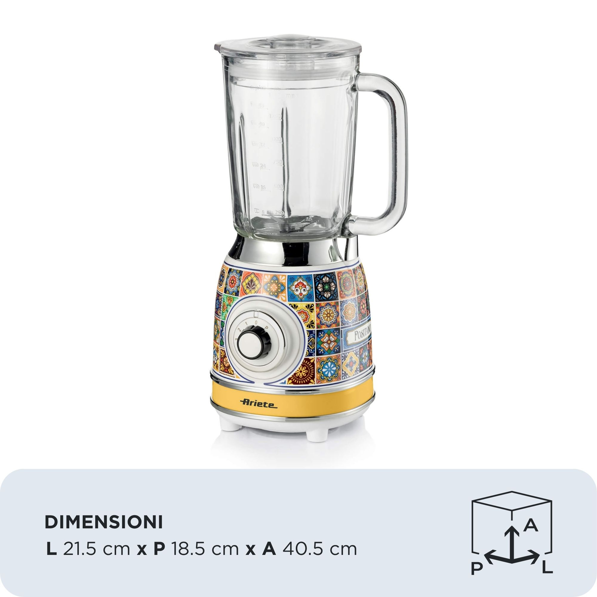 Ariete Positano 0583/0P Standmixer 1,5 l 1000 W Gelb