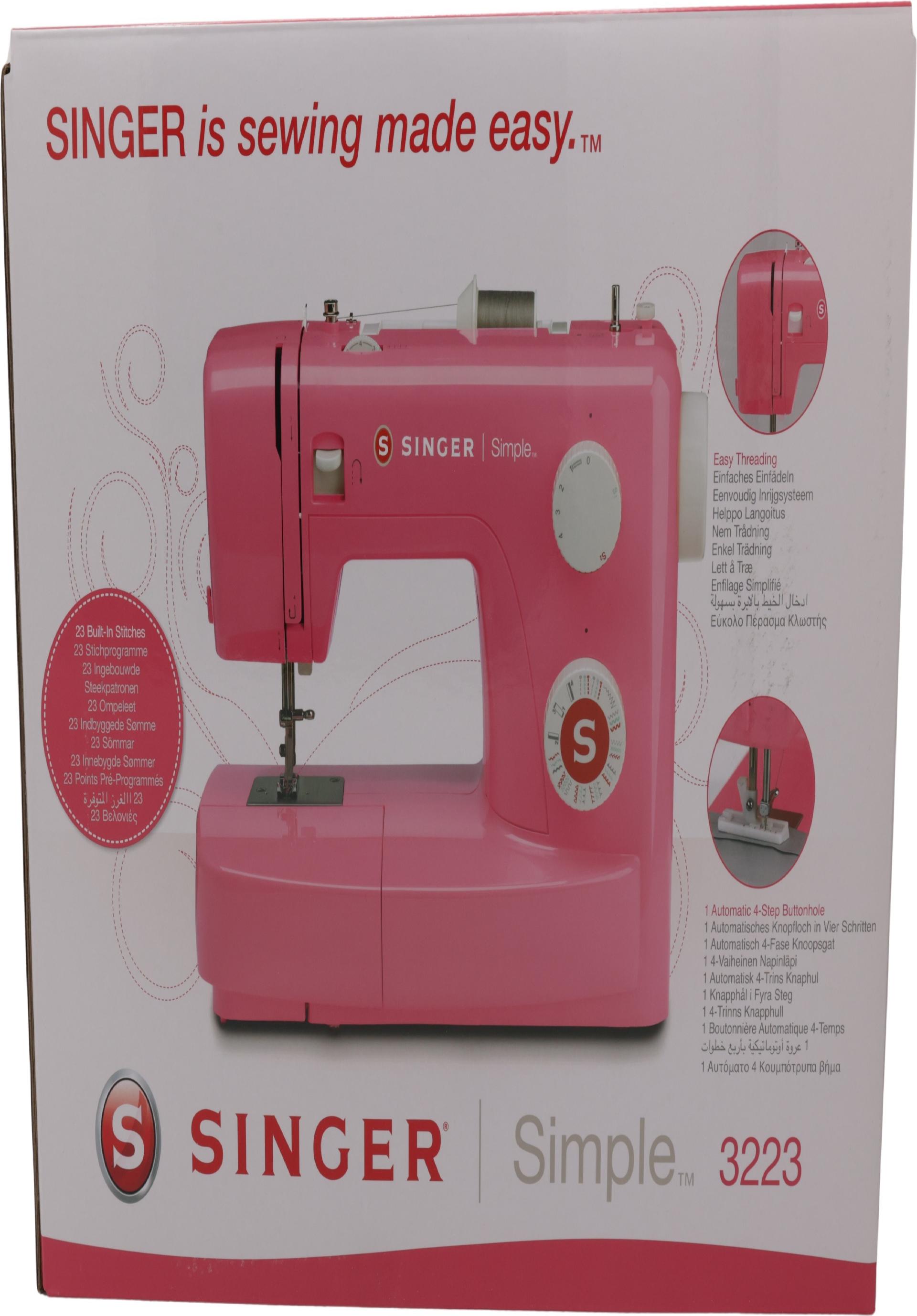 Singer Simple 3223R Nähmaschine Rot