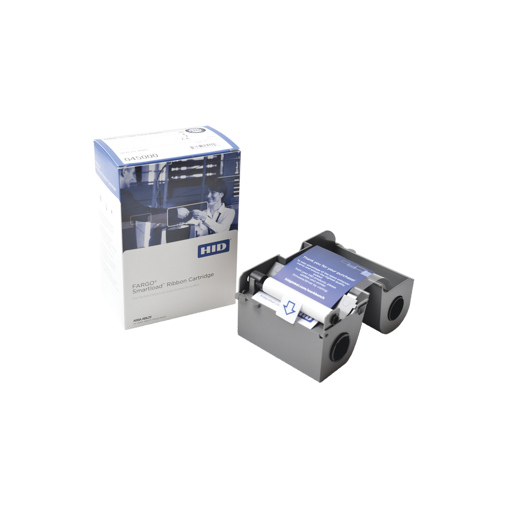 HID Fargo DTC1250e Farbband YMCKO mit Reinigungsrolle 250 Drucke