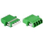 LogiLink LWL Kupplung-Set, LC-Duplex Quad, grün, 12er Set LC-Duplex Quad Kupplung (FA04LC6)