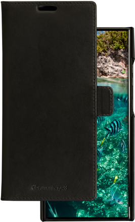 dbramante1928 Lynge  S23 Ultra Black - Folio-Hülle aus Leder (LYSUGTBL1764)