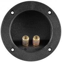 Wentronic Goobay Lautsprecher Terminal - rot/schwarz,rund mit Farbring (11663)