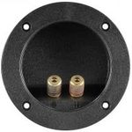 Wentronic Goobay Lautsprecher Terminal - rot/schwarz,rund mit Farbring (11663)