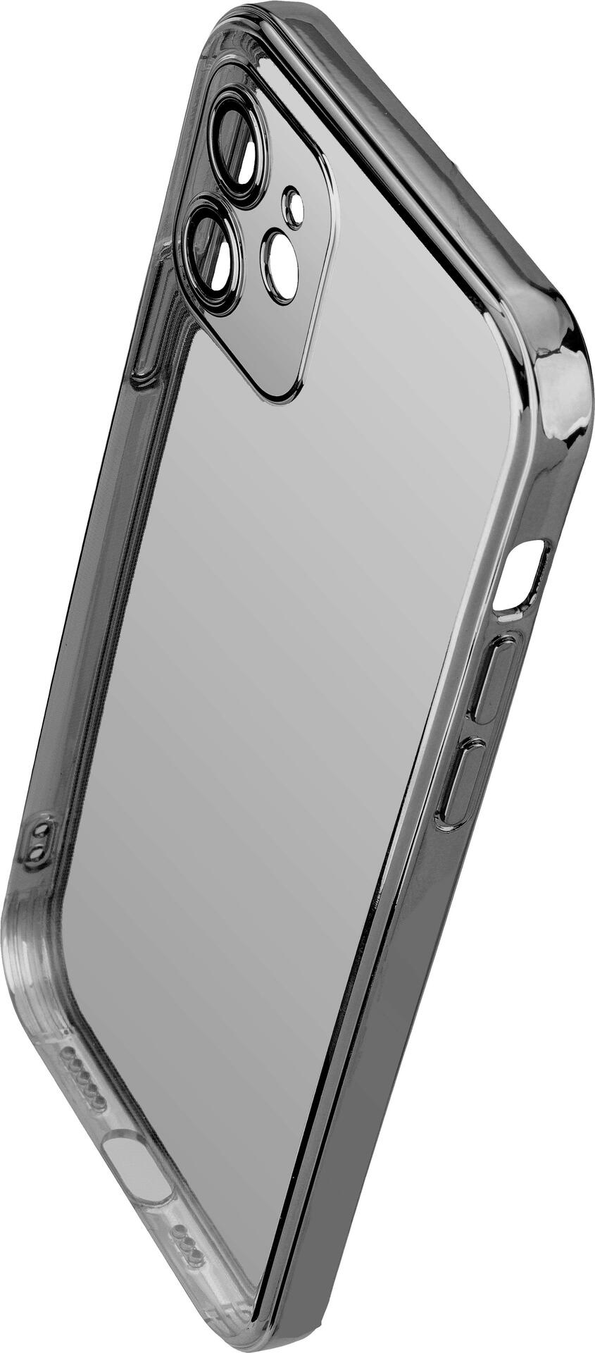 Peter Jäckel CAMERA PROTECT COVER Dark Grey Chrome für Apple iPhone 15 Handy-Schutzhülle 15,5 cm (6.1") Chrom - Grau (20686)