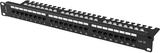 LANBERG 19" Patchpanel 1U 24-Port CAT.5E UTP + Kabelorg. sw (PPU5-1124-B)