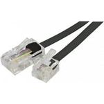 Telefonkabel, RJ11 Stecker an RJ45 Stecker , Schwarz , 10,0m (EXC911739)