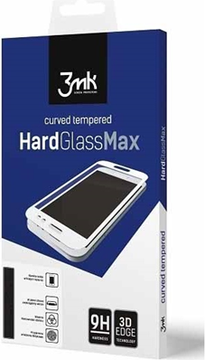 3MK HardGlass Max Displayschutzfolie, Huawei, P30 Pro, gehärtetes Glas, klar/schwarz (3mk HardGlass Max(55))