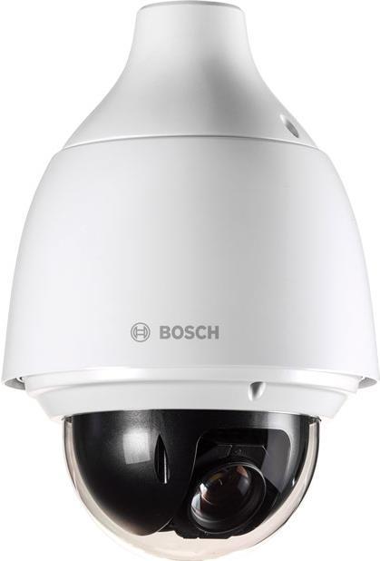 Bosch NDP-5502-Z30 PTZ Dome 2MP 30x klar IP66 hängend IP-Dome-Kamera mit klarer Kuppel und Hängegehäuse für den Innen-/Außeneinsatz. 30-facher Zoom, 1080p HD. Essential Video Analytics, Intelligent Dynamic Noise Reduction, Fernzugriff und zwei Stromversorgungsoptionen. (F.01U.319.476)
