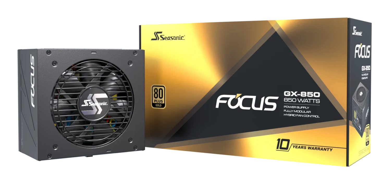 Seasonic FOCUS GX 850 850 W 80 PLUS Gold Schwarz