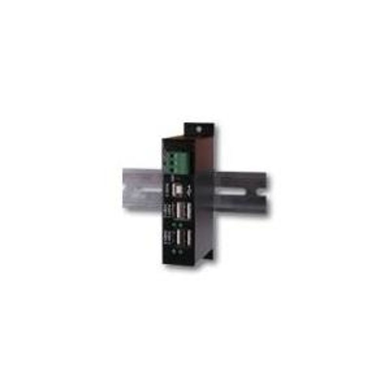 Exsys Ex 1163HM Hub 4 Anschlüsse USB2.0 Schienenmontage möglich EX  